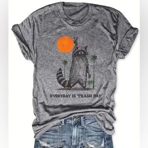 ‘Everyday is Trash Day’ Raccoon T-Shirt